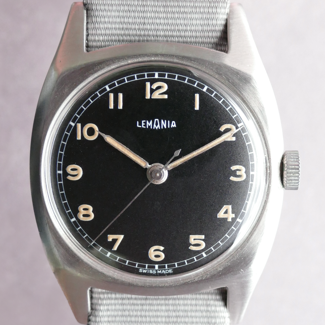 Lemania Majetek 261 Czech Air Force Steel Watch