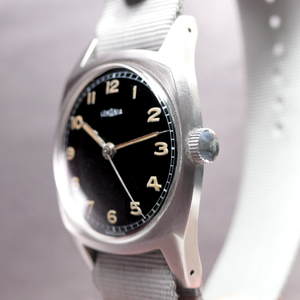 Lemania Majetek 261 Czech Air Force Steel Watch