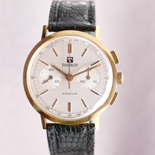 Load image into Gallery viewer, Tissot Stadium 18K Vintage Chronograph Watch