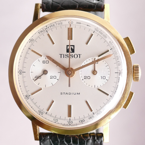 Tissot Stadium 18K Vintage Chronograph Watch