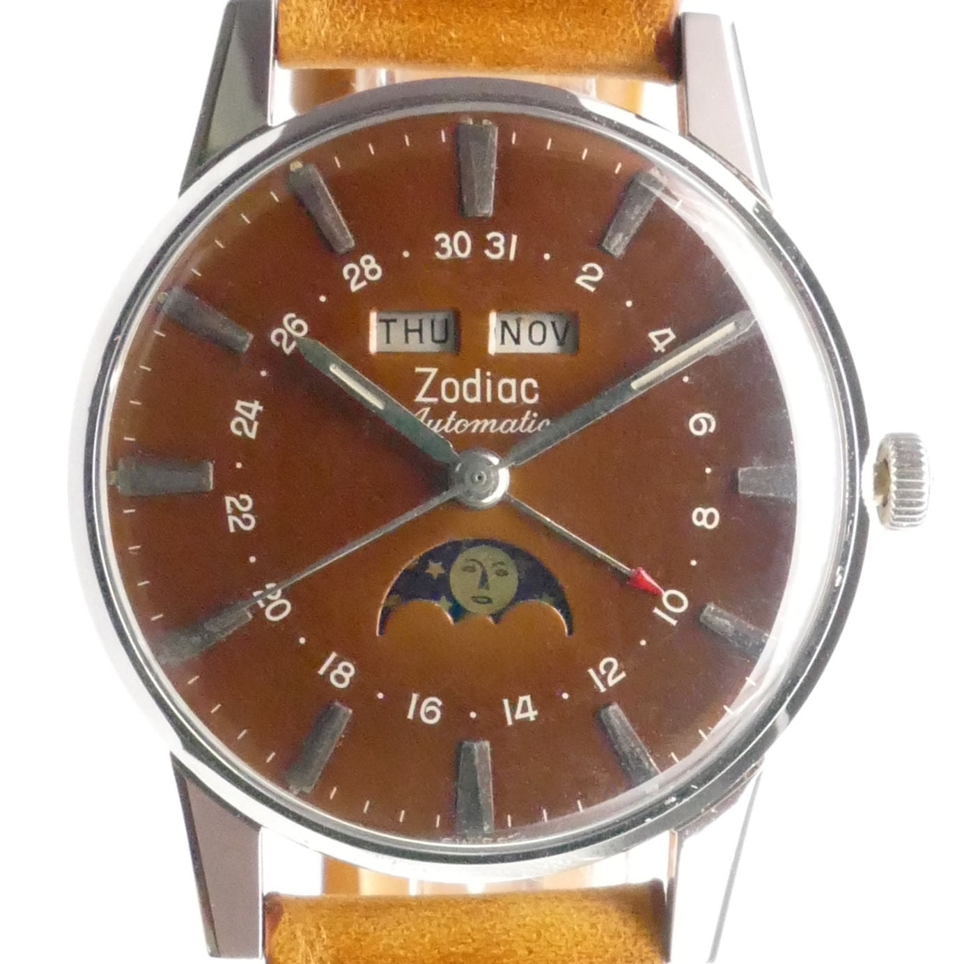 Vintage zodiac clearance automatic watch